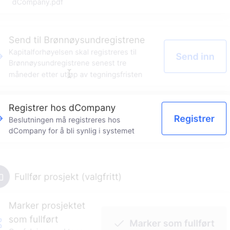 Register with dCompany